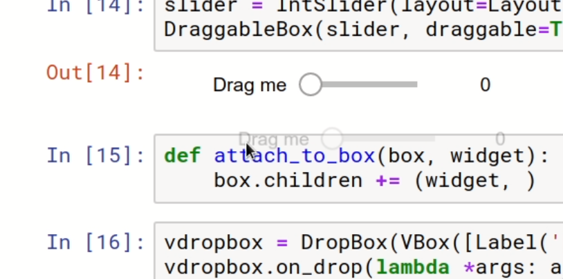 2020 ipywidgets workshop in Paris